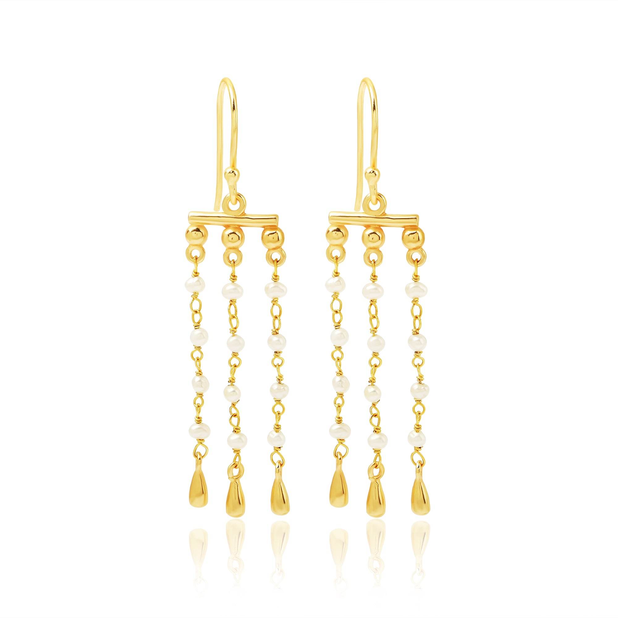 Precious Pearls Earrings - La Vitá Jewels