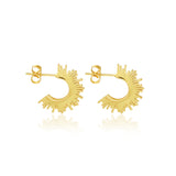 Sun Kissed Hoops Earrings