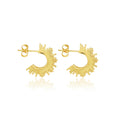 Sun Kissed Hoops Earrings - La Vitá Jewels