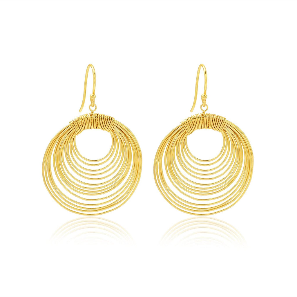 Wire Wrap Dangle Earrings - La Vitá Jewels
