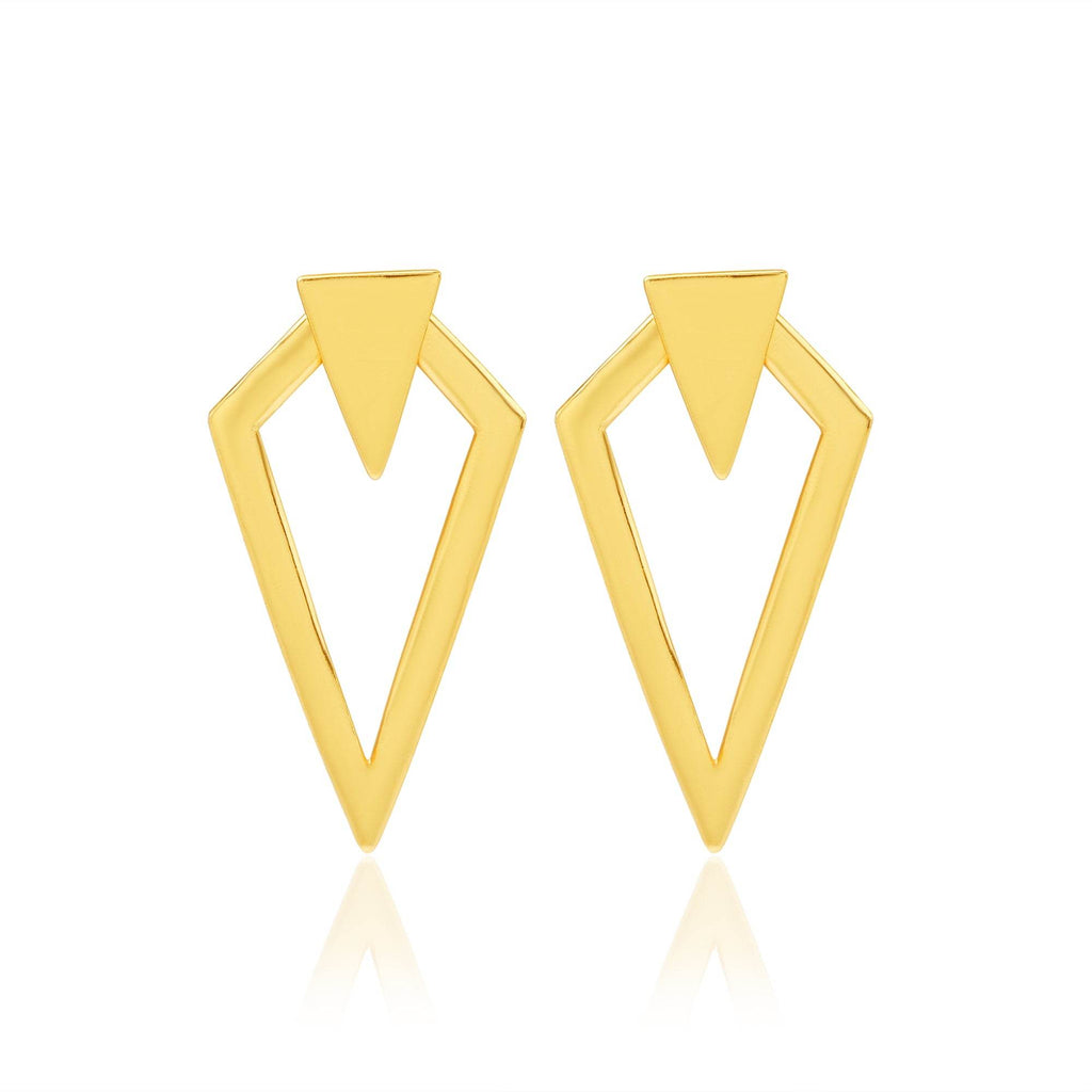 Metal Stud Earrings - La Vitá Jewels
