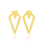 Metal Stud Earrings - La Vitá Jewels