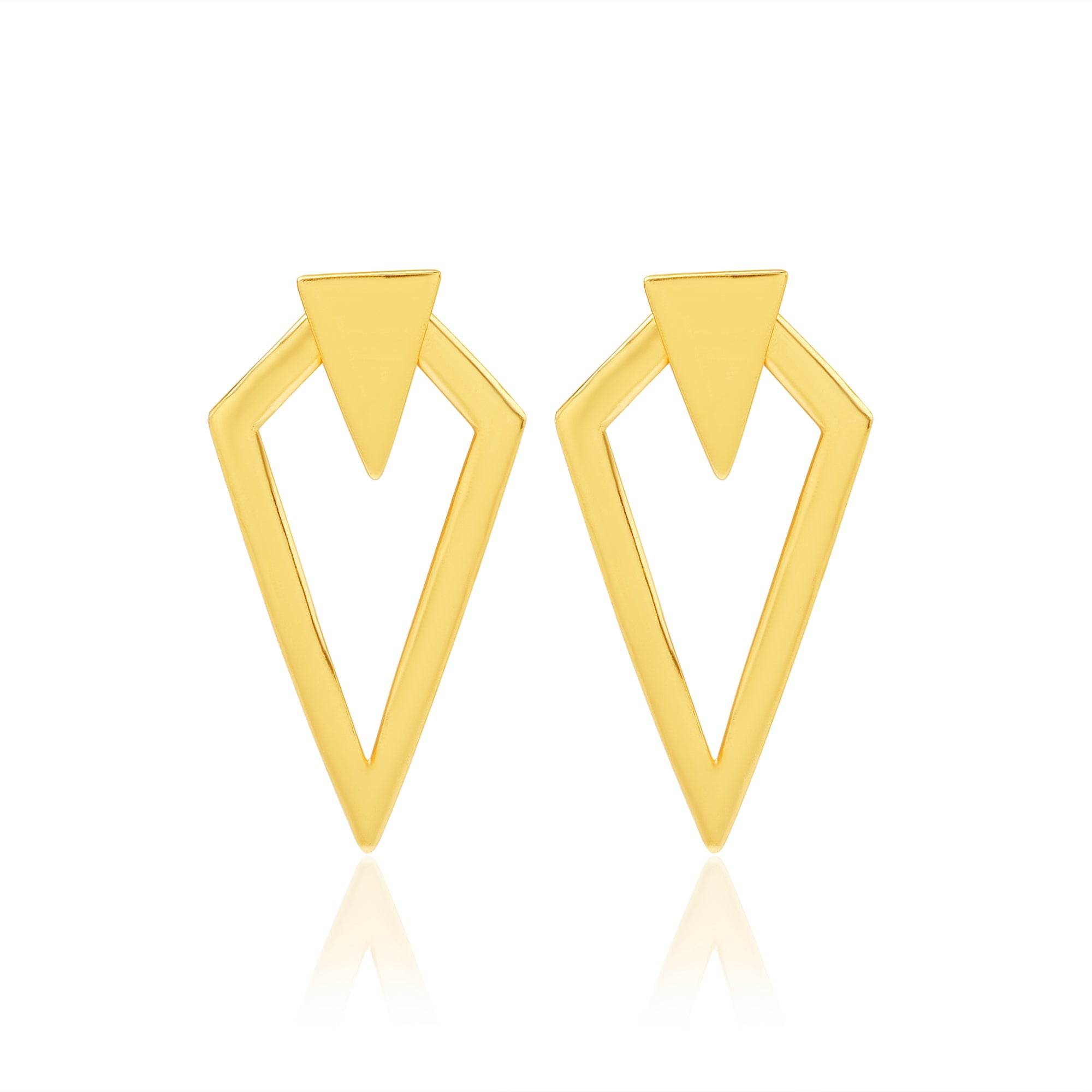 Metal Stud Earrings - La Vitá Jewels
