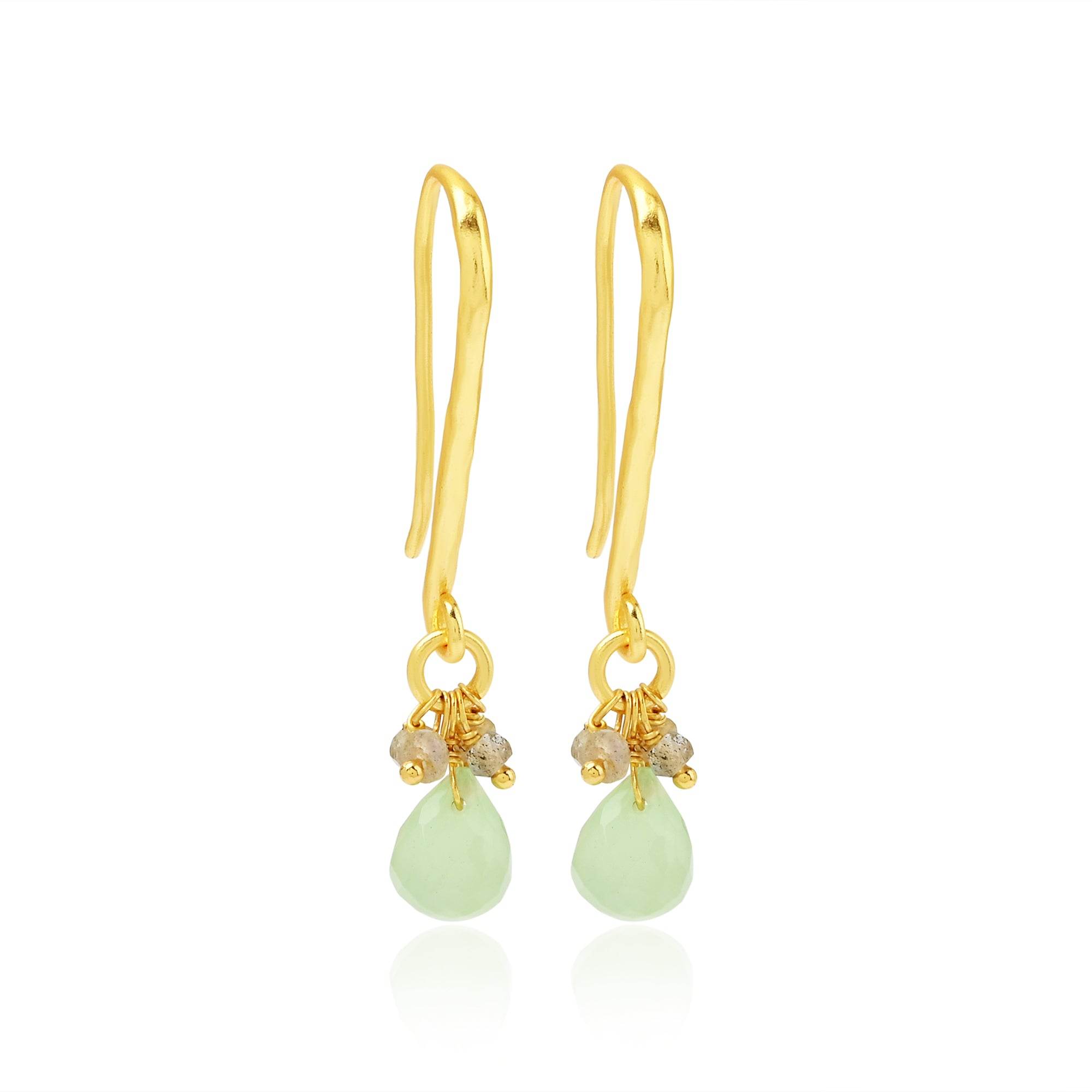 Natural Pearl Drop Earrings - La Vitá Jewels