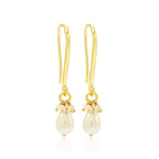 Natural Pearl Drop Earrings - La Vitá Jewels