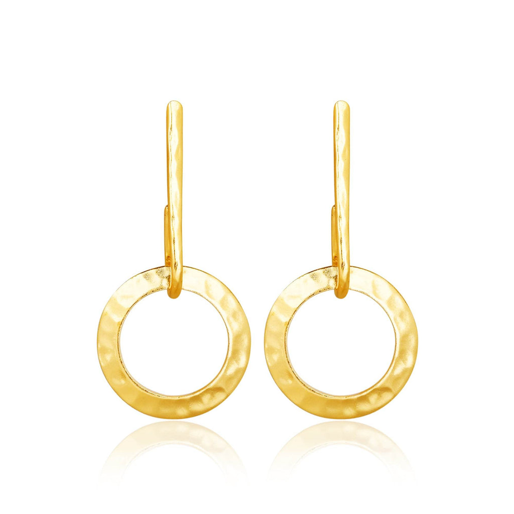 Parnika Textured Earrings - La Vitá Jewels