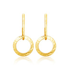Parnika Textured Earrings - La Vitá Jewels