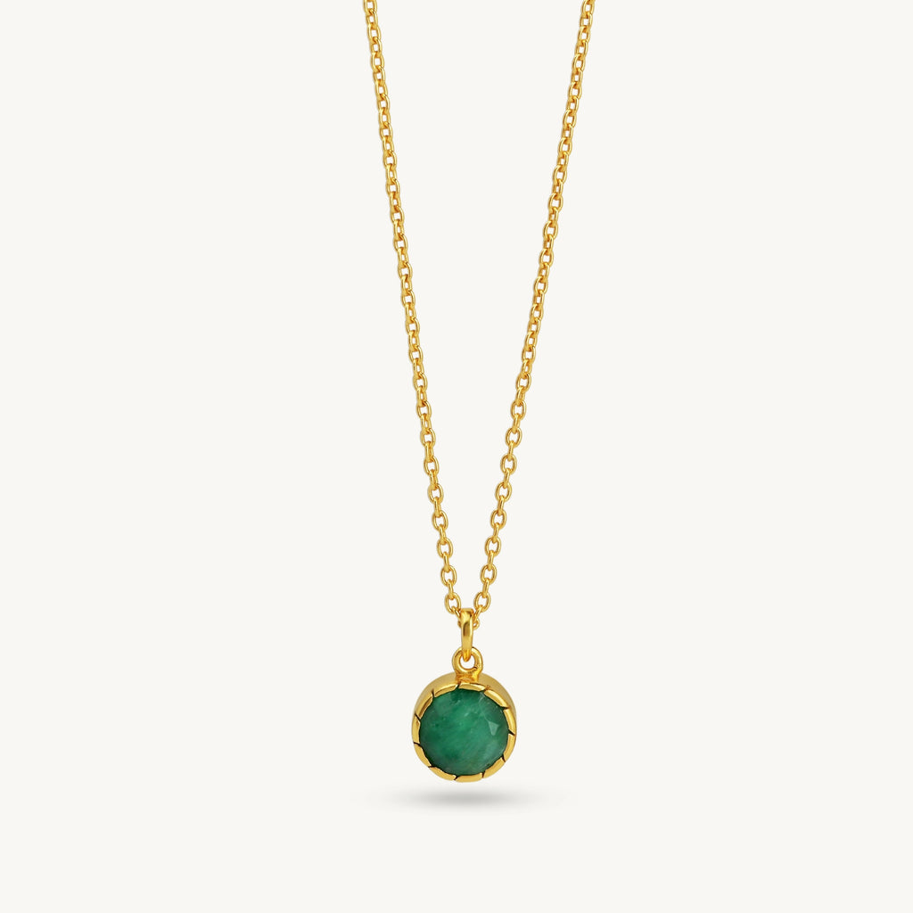 Minimalist Birthstone Necklaces - Sterling Silver