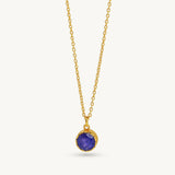 Minimalist Birthstone Necklaces - Sterling Silver