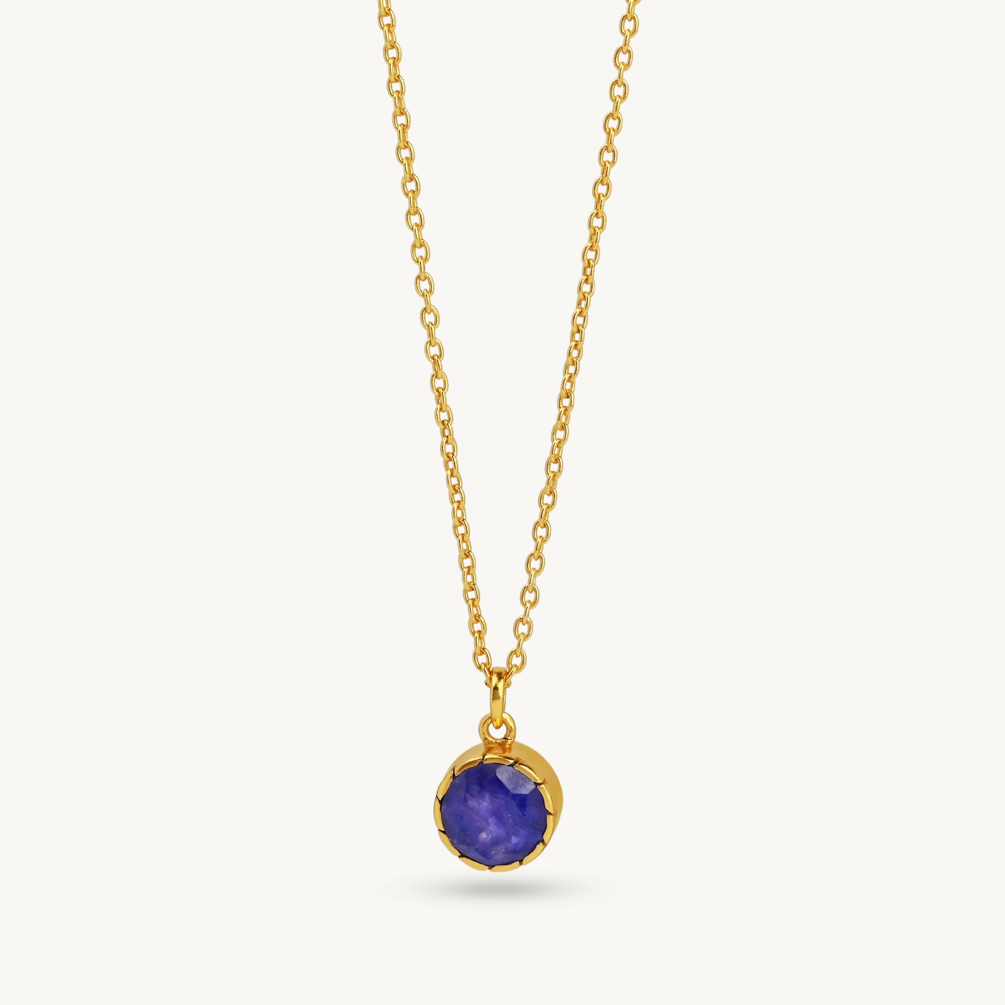 Minimalist Birthstone Necklaces - Sterling Silver