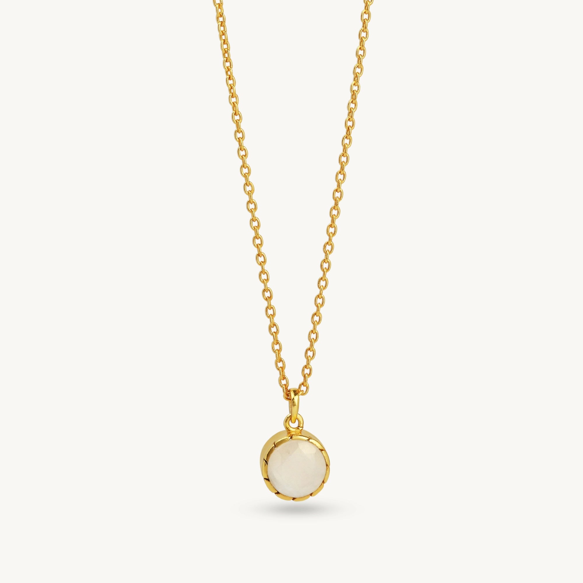 Minimalist Birthstone Necklaces - Sterling Silver
