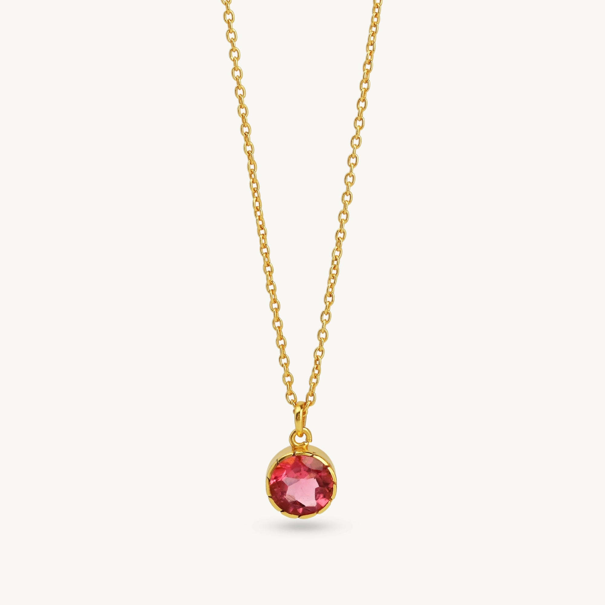 Minimalist Birthstone Necklaces - Sterling Silver
