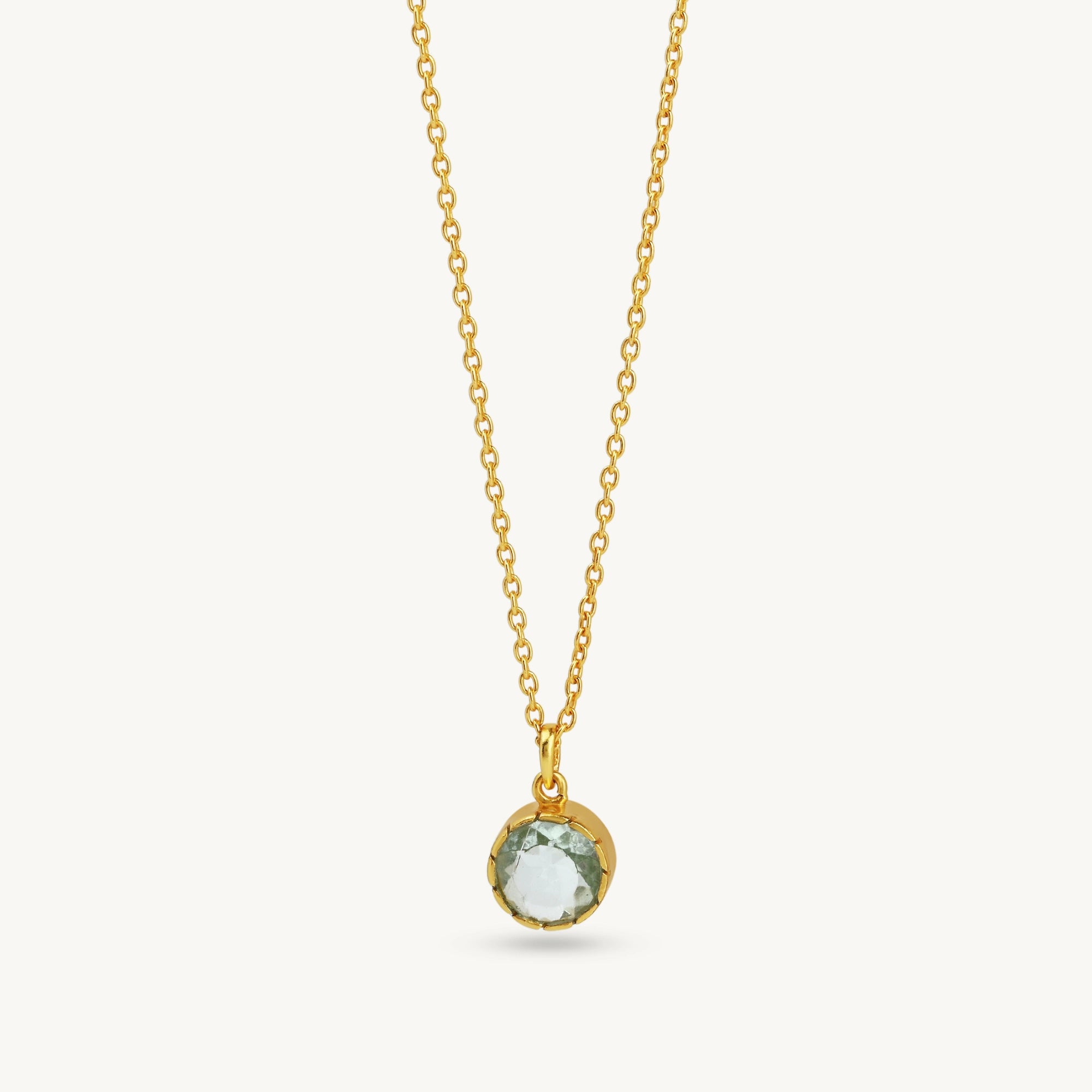 Minimalist Birthstone Necklaces - Sterling Silver