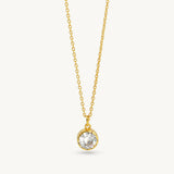 Minimalist Birthstone Necklaces - Sterling Silver