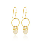Pearl stone Dangle Earrings