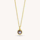 Minimalist Birthstone Necklaces - Sterling Silver
