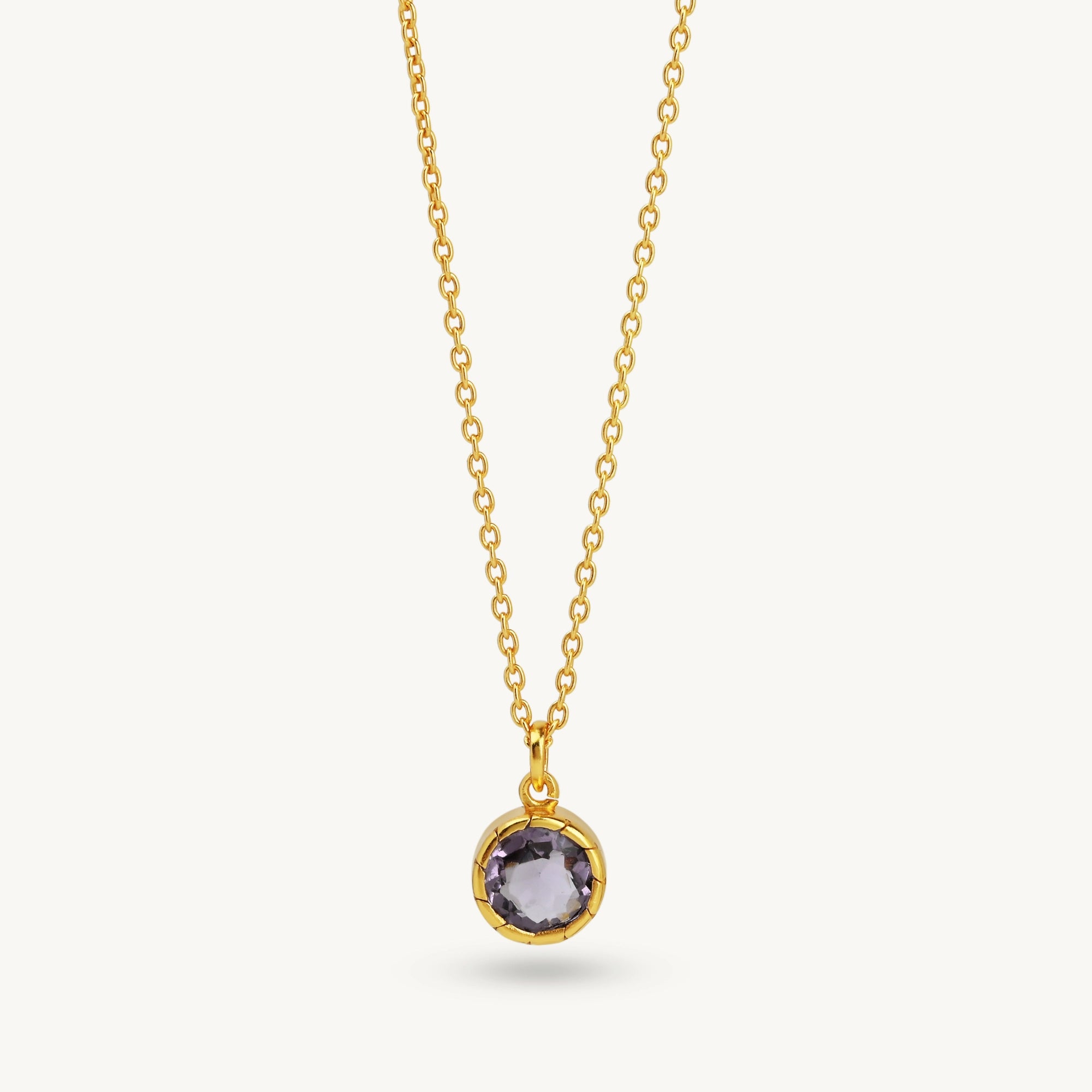 Minimalist Birthstone Necklaces - Sterling Silver