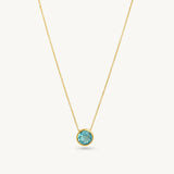Dainty Birthstone Necklaces - Sterling Silver