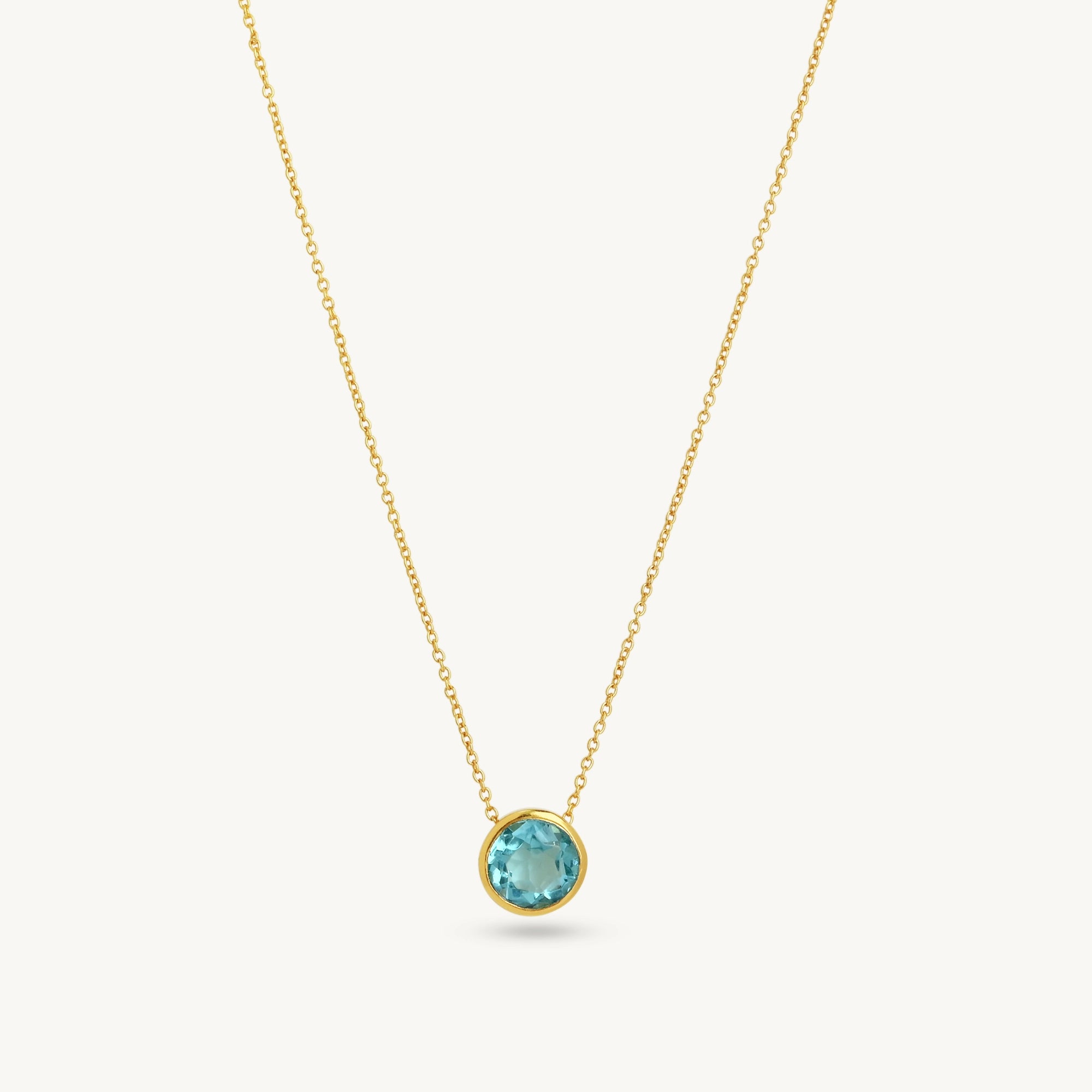 Dainty Birthstone Necklaces - Sterling Silver