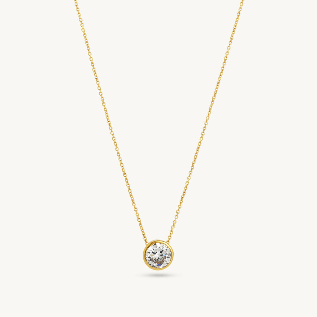 Dainty Birthstone Necklaces - Sterling Silver