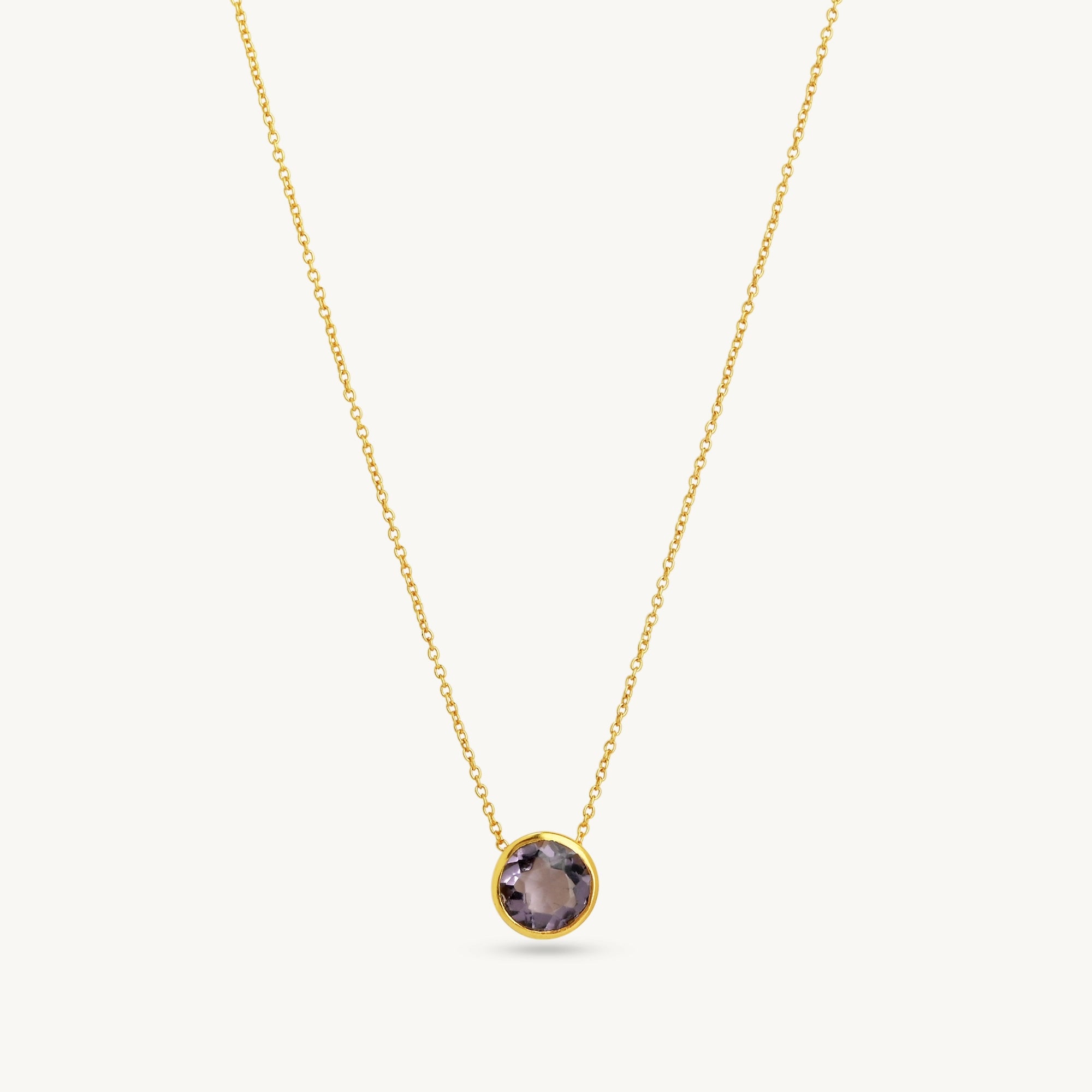 Dainty Birthstone Necklaces - Sterling Silver