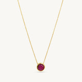 Dainty Birthstone Necklaces - Sterling Silver