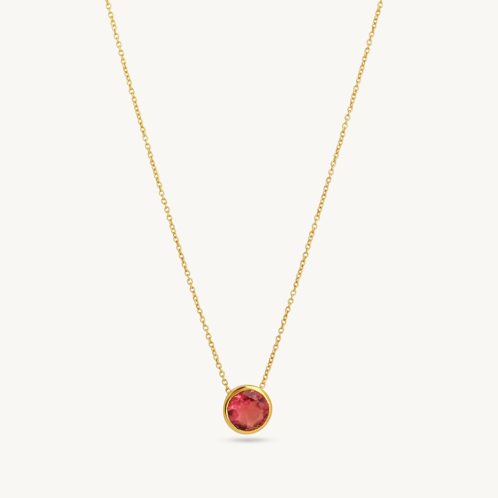 Dainty Birthstone Necklaces - Sterling Silver