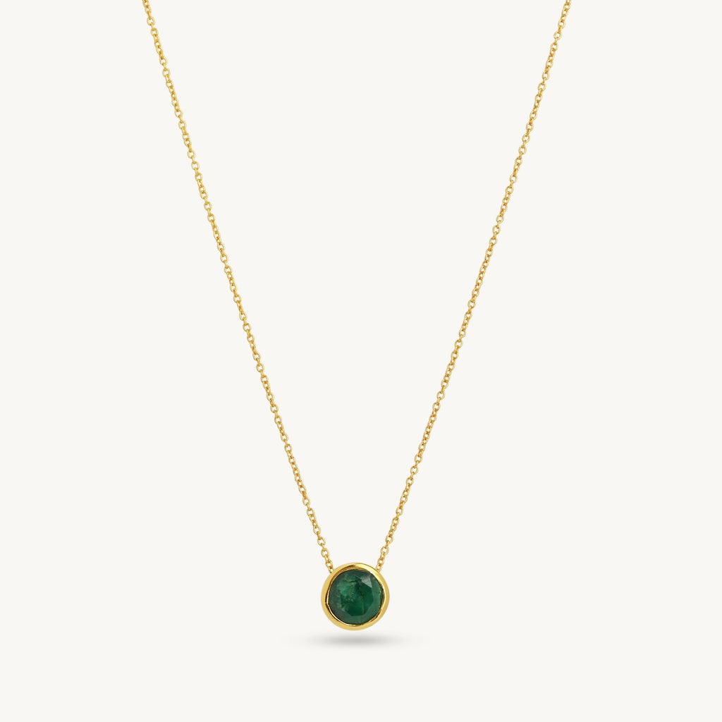 Dainty Birthstone Necklaces - Sterling Silver