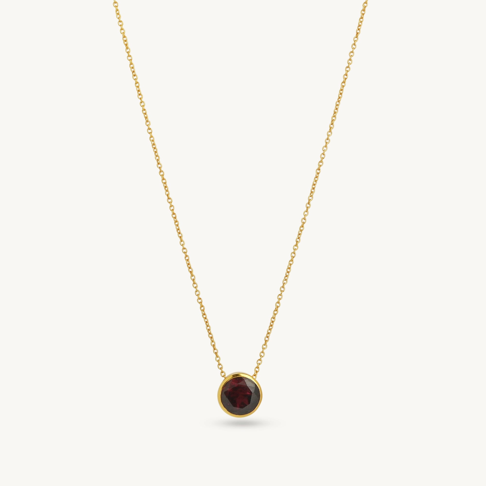 Dainty Birthstone Necklaces - Sterling Silver