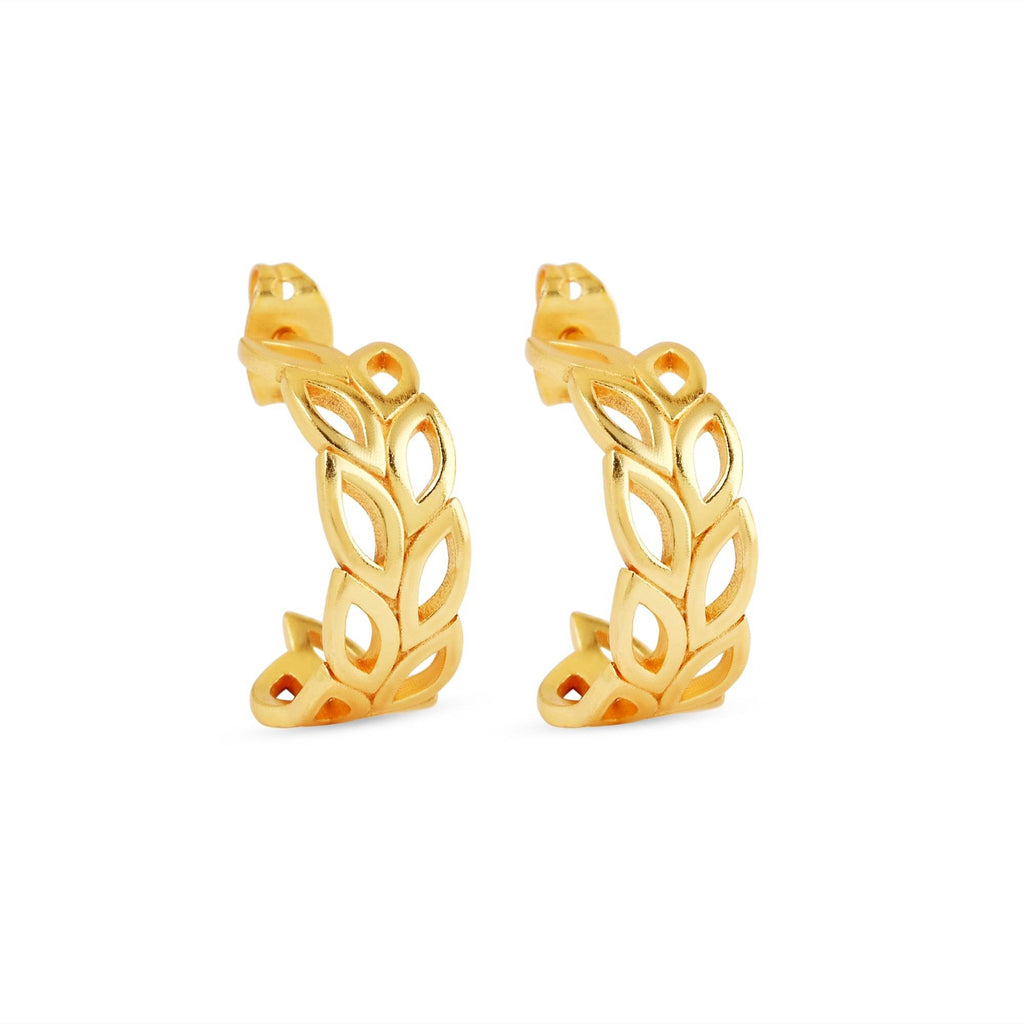 Flora Hoop Earrings - La Vitá Jewels