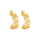 Flora Hoop Earrings - La Vitá Jewels