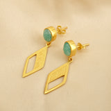Amazonite Dangle Earrings