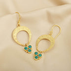 Sterling Silver Turquoise Earrings - La Vitá Jewels