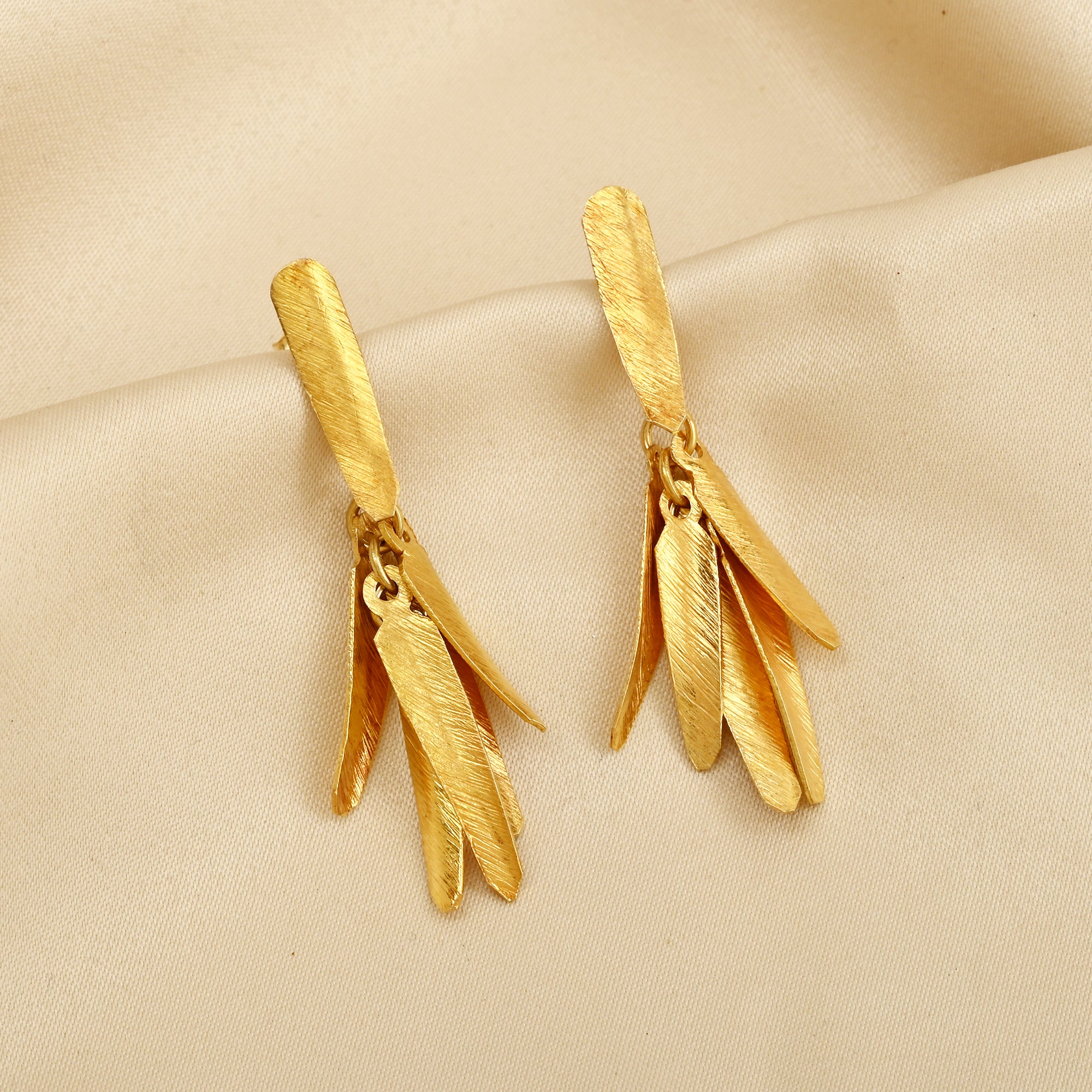 Metal Big Stud Earrings