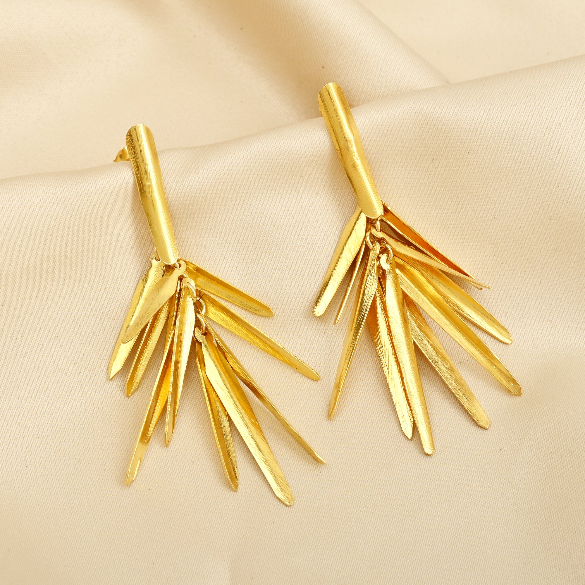 Metal Big Stud Earrings