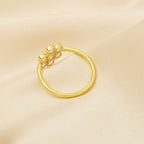 Sterling Silver Polki Stone Statement Rings - La Vitá Jewels