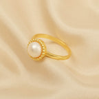 Fresh Water Pearl Solitaire Rings in Sterling Silver - La Vitá Jewels