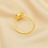 Pearl Stone Ring, Handmade Statement Rings