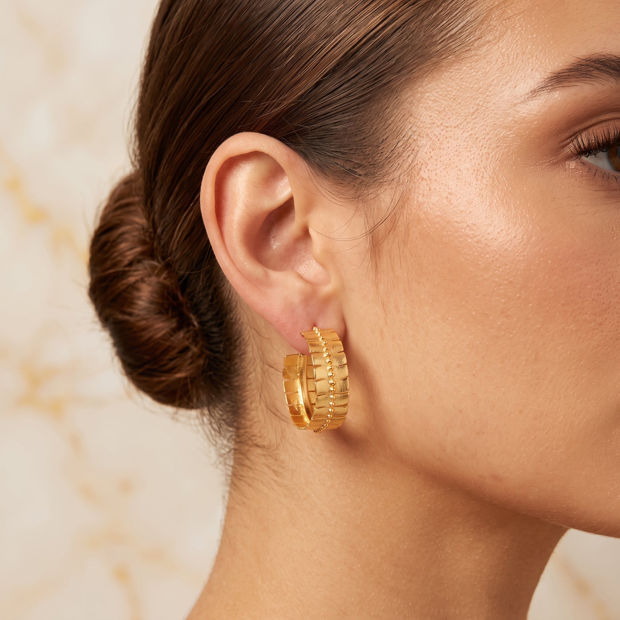 Sunbeam Hoop Earrings