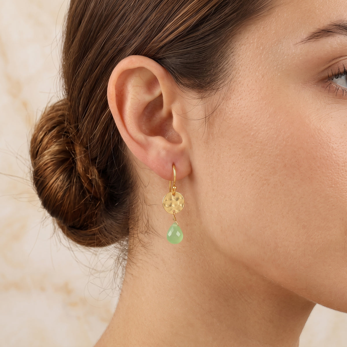 Luxe Links Chalcy Gemstone Earrings