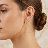 Navya Texture Hoop Earrings