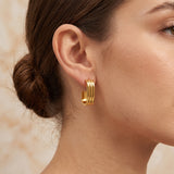 Trio Hoop Earrings