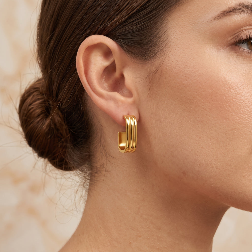 Trio Hoop Earrings