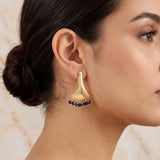 Sanskriti Iolite Beads Earrings