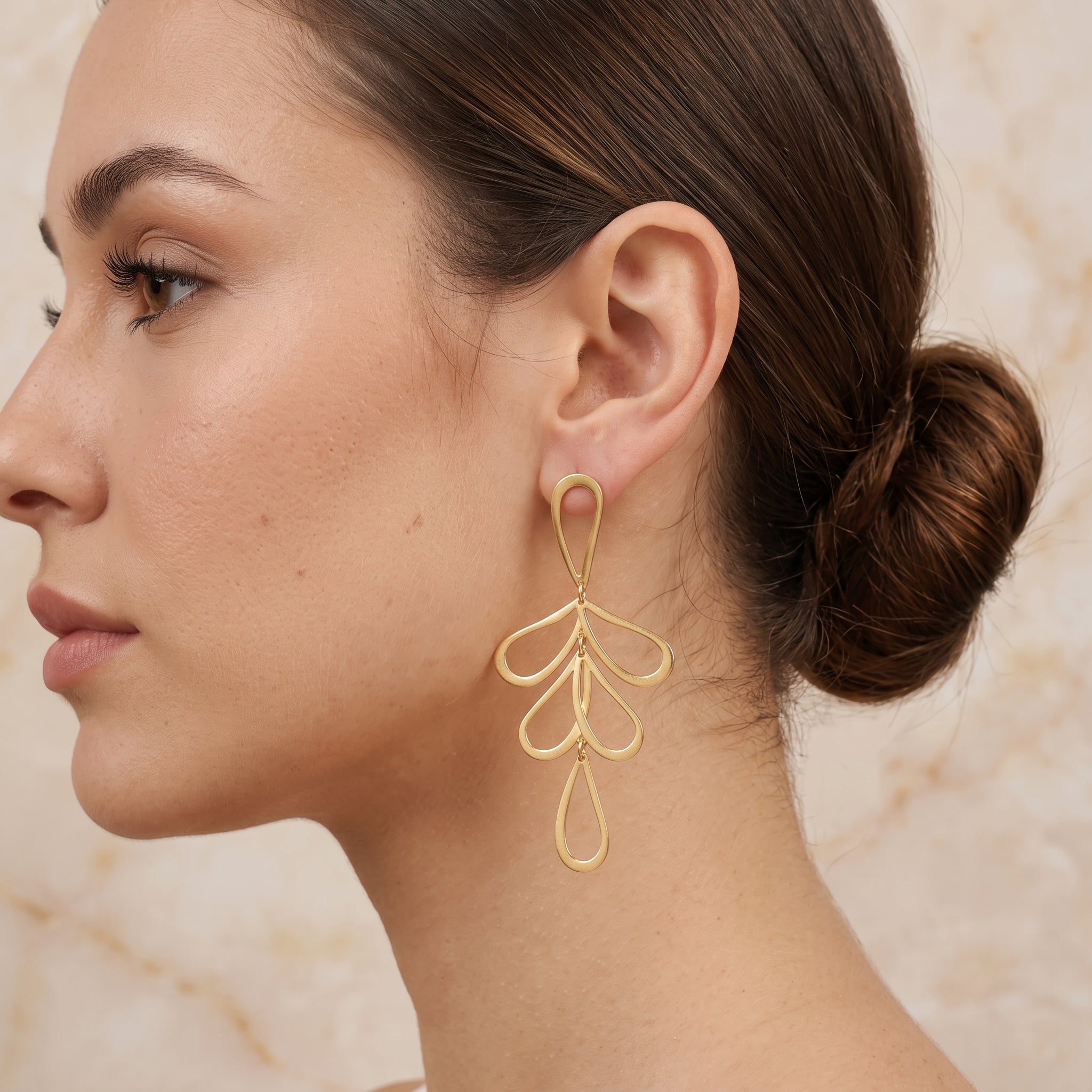 Gleaming Petals Earrings