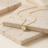 Dainty Birthstone Necklaces - Sterling Silver