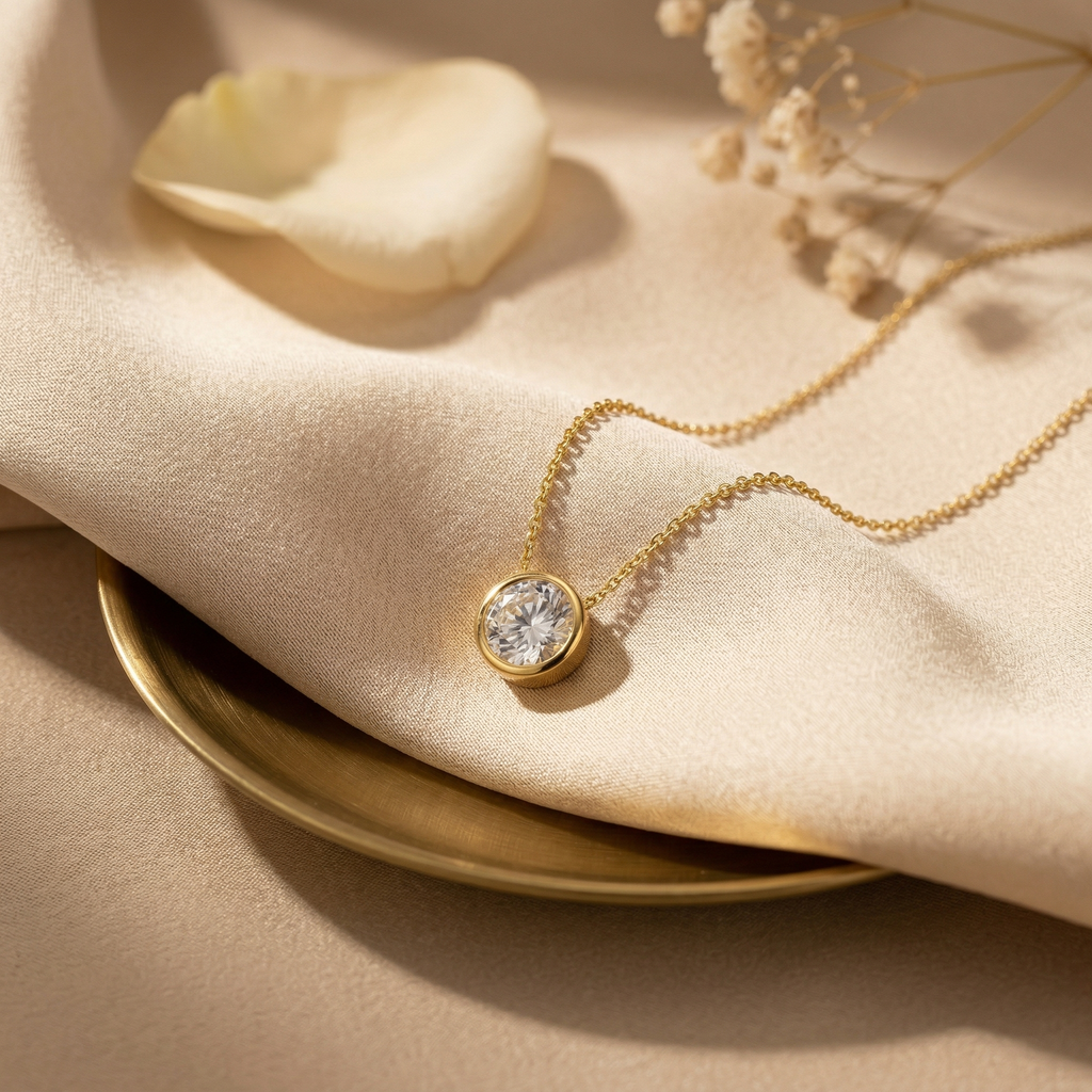 Dainty Birthstone Necklaces - Sterling Silver