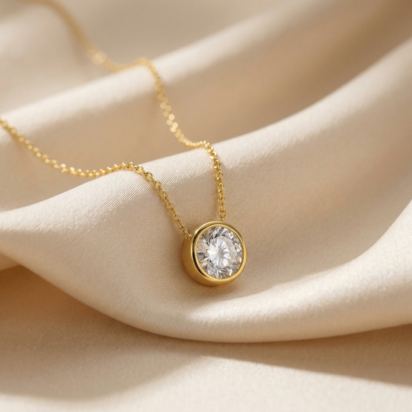 Dainty Birthstone Necklaces - Sterling Silver
