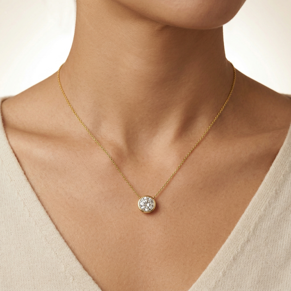 Dainty Birthstone Necklaces - Sterling Silver