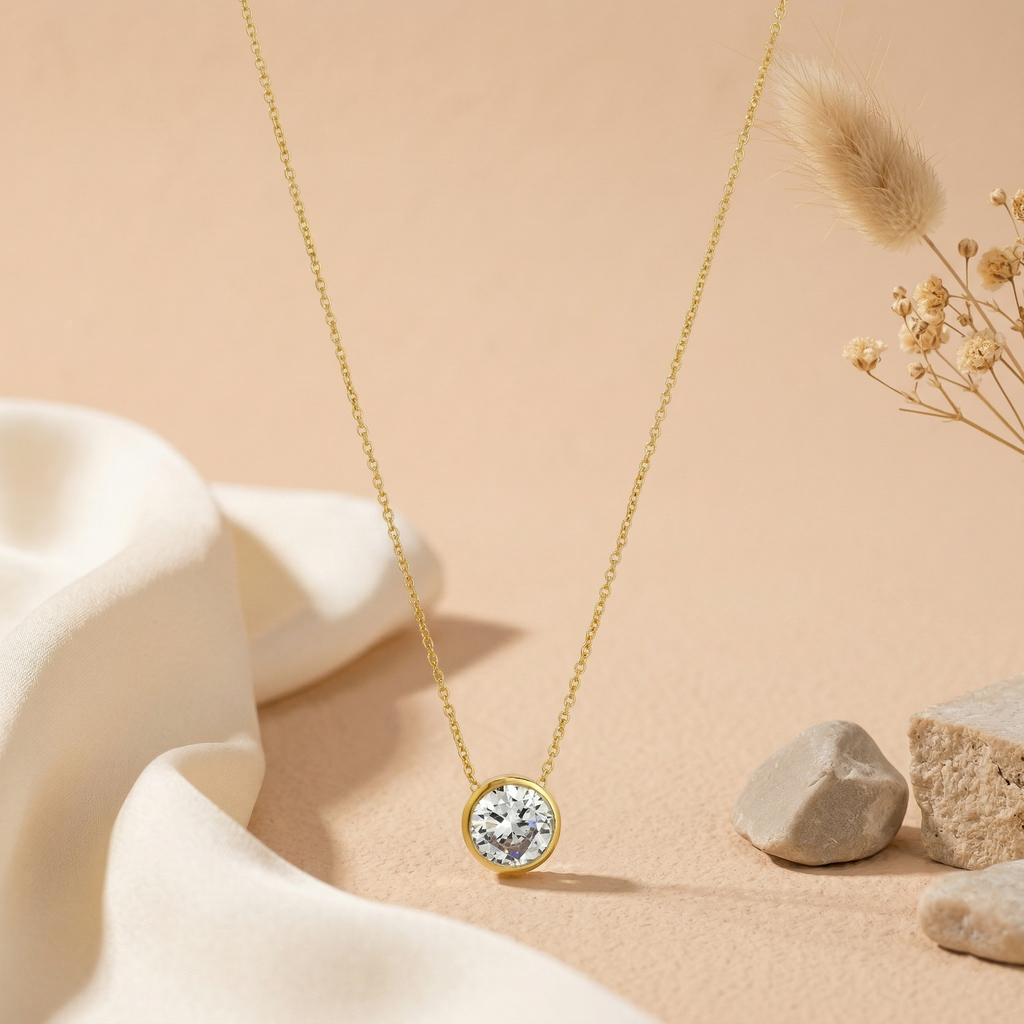 Dainty Birthstone Necklaces - Sterling Silver